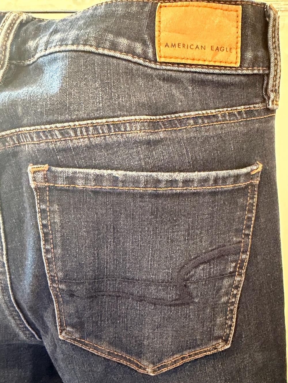 American Eagle Outfitters Blue Next Level Stretch Hi Rise Jeggings Size 4 Short